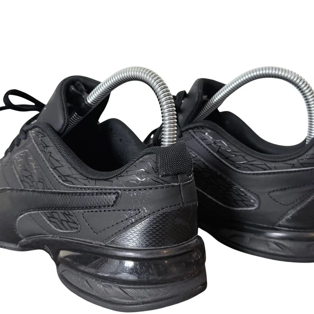 Puma‎ Tazon 6 Fracture Sneakers Boys 5C Black Athletic Running Shoes Activewear